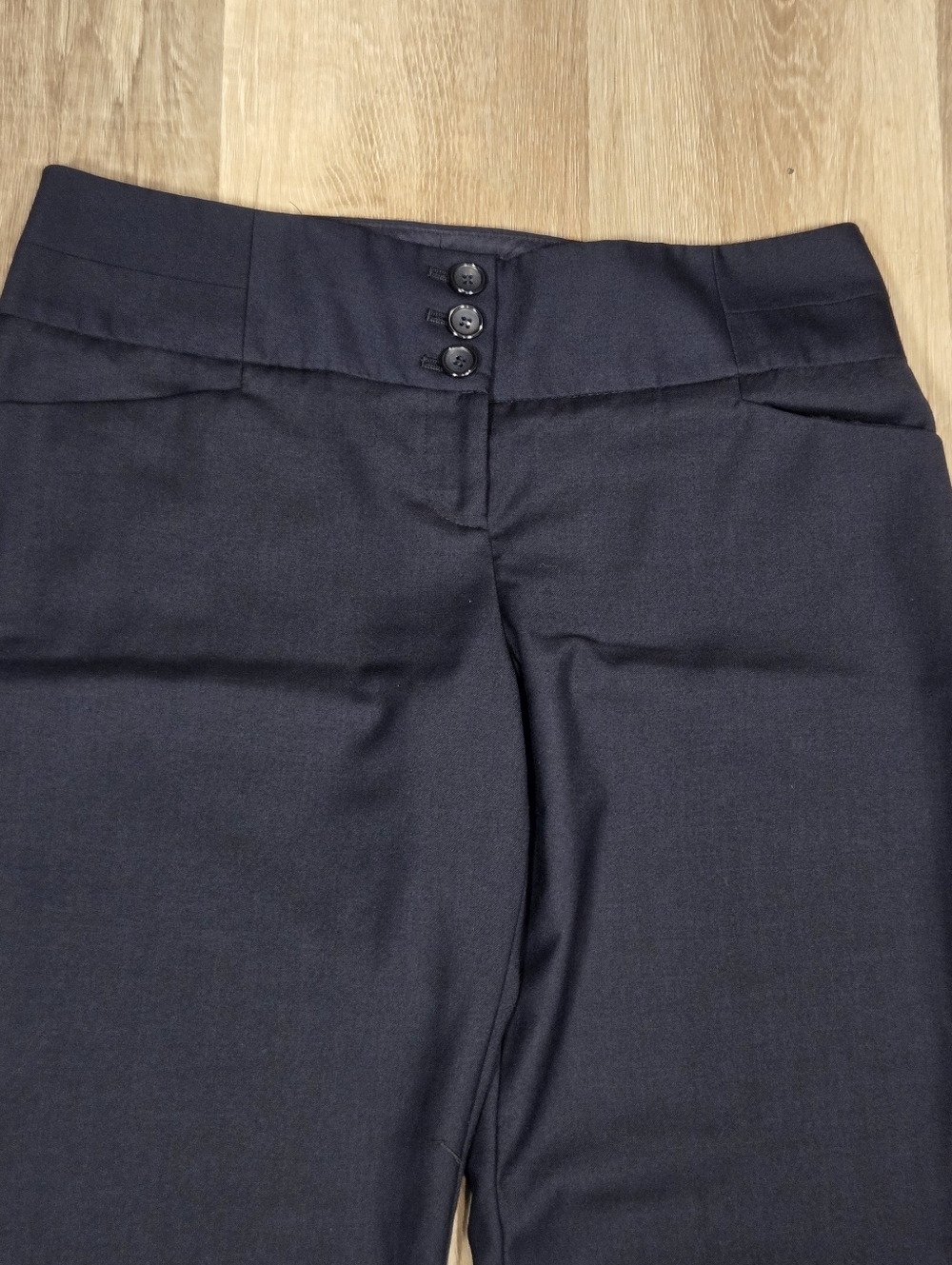 The Limited Pants Womens 8R Navy Cassidy Fit Wide-Leg Dress Work Stretch - Picture 2 of 6
